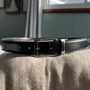 Black and Brown Men's Leather Reversible Belt